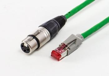 DMX Adapterkabel Buchse CAT5 auf DMX XLR 