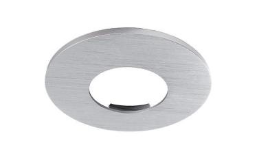 Abdeckung Silber gebürstet rund für COB 68 IP65 + Mizar II 