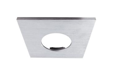 Abdeckung Silber gebürstet eckig für COB 68 IP65 + Mizar II 