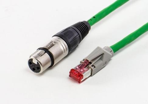 DMX Adapterkabel Buchse CAT5 auf DMX XLR 
