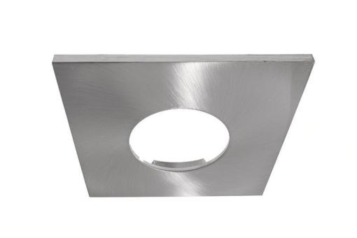 Abdeckung Silbersatiniert eckig für COB 68 IP65 + Mizar II 
