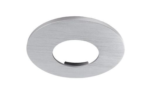 Abdeckung Silber gebürstet rund für COB 68 IP65 + Mizar II 