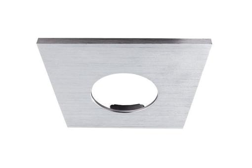 Abdeckung Silber gebürstet eckig für COB 68 IP65 + Mizar II 
