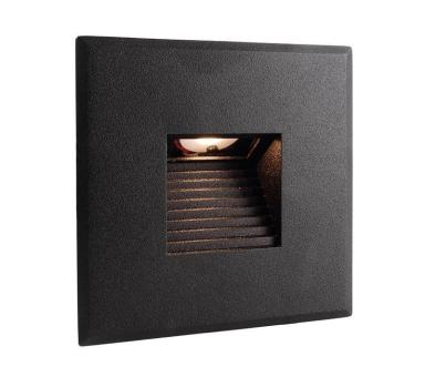 Abdeckung schwarz eckig für Light Base COB Indoor 