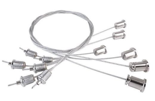Seilabhängung LED Panel II Set 6 Stk. 