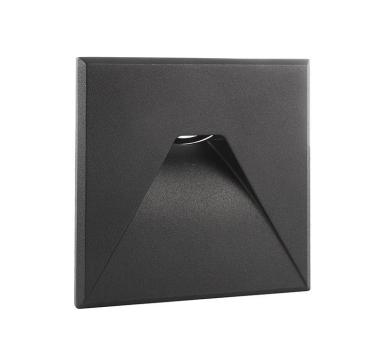 Abdeckung schwarz eckig für Light Base COB Indoor 